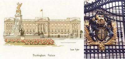 Англия и вышивка. Букингемский дворец.