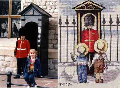 Англия и вышивка. Гвардейцы