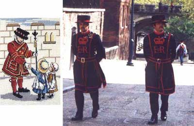 нглия и вышивка. Гвардейцы.