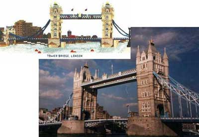 Англия и вышивка. Тауэрский мост.