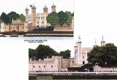 Англия и вышивка. Тауэрский мост.